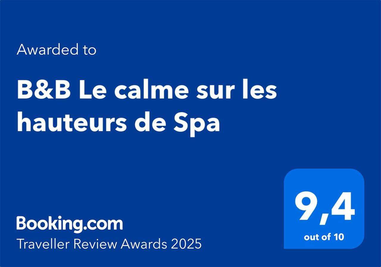 B&B Le Calme Sur Les Hauteurs De Spa Tiege Esterno foto